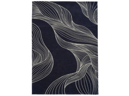 Modrý koberec Neptun 160 x 230 cm