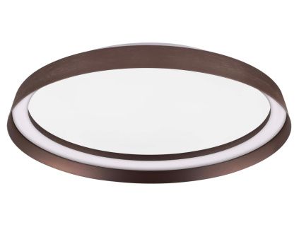 Hnědé kovové stropní LED světlo Nova Luce Ormi 45 cm