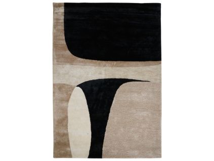 Béžovo-černý koberec Jazz 160 x 230 cm