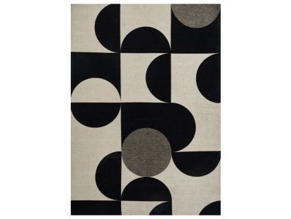 Černobílý koberec Fargotex Mono 200 x 300 cm
