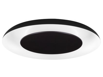 Černobílé kovové stropní LED světlo Nova Luce Epos 60 cm