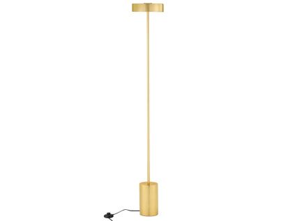 Zlatá kovová stojací LED lampa Nova Luce Thea 135 cm