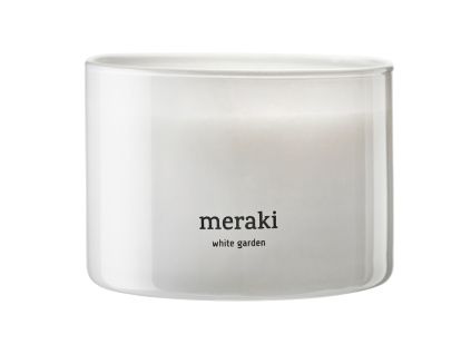 Sójová vonná svíčka Meraki White Garden 340 g