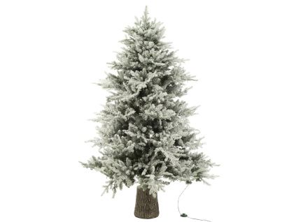 Umělý vánoční strom s LED světlem J-line Rija 210 cm