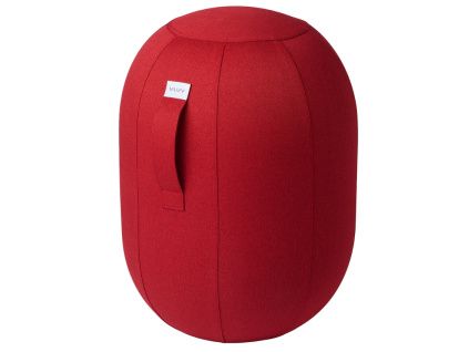 Červená balanční stolička VLUV KAPSUL LEIV 52 cm