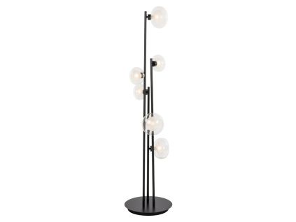 Skleněná stojací lampa Luva 140 cm