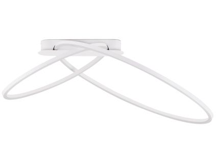 Bílé kovové stropní LED světlo Nova Luce Kiklos 72 cm