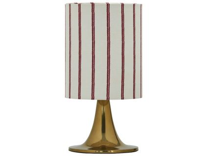 Zlatá kovová stolní lampa Tulip