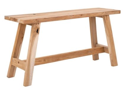 Masivní teaková lavice Balt 90 cm