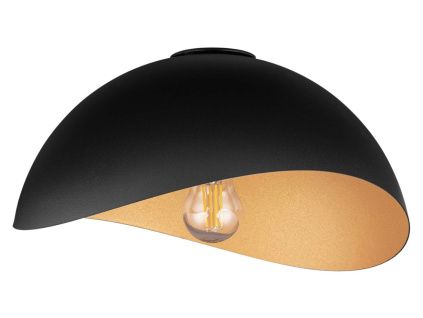 Černo-zlaté kovové stropní světlo Nova Luce Opsi 30 cm