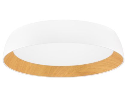 Bílé kovové stropní LED světlo Nova Luce Sigi 60 cm
