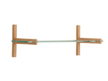 Skleněná modulární police Kave Home Sitra 110 cm