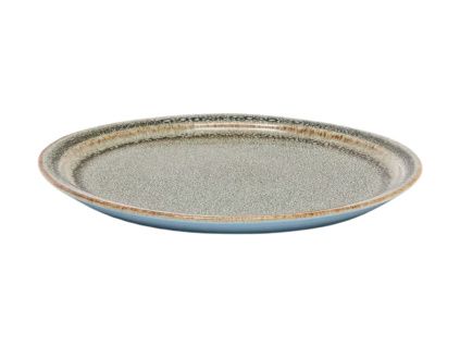 Šedohnědý dezertní talíř Kave Home Coval 23 cm