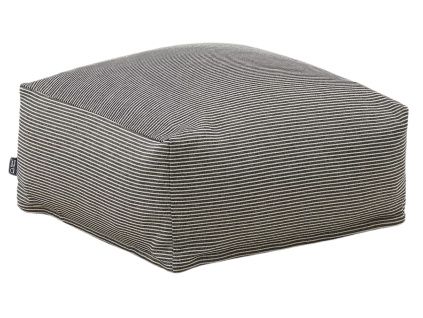 Modro-bílý puf Kave Home Famara 60 x 60 cm