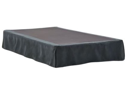 Antracitově šedá jednolůžková postel Kave Home Jaira 90 x 200 cm