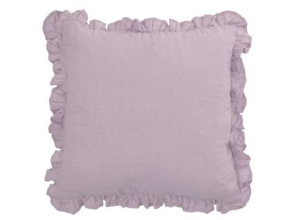 Fialový povlak na polštář Kave Home Nacha 45 x 45 cm