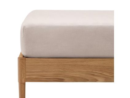 Šedé prostěradlo Kave Home Simmel 90 x 200 cm -fv-interier-25