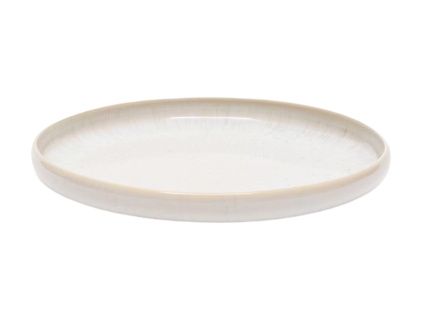 Bílý keramický dezertní talíř Kave Home Uilo 21,5 cm