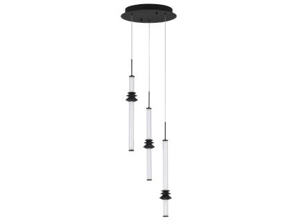 Černé závěsné LED světlo Nova Luce Atmosfera 35 cm