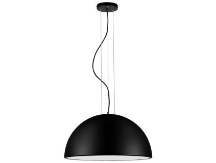 Černé kovové závěsné světlo Nova Luce Tholos 60 cm