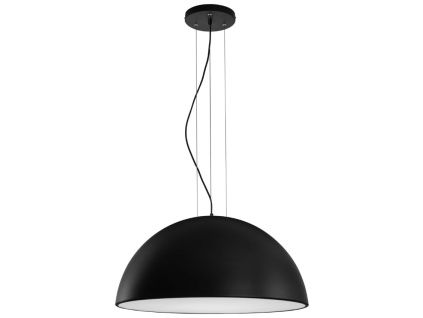 Černé kovové závěsné světlo Nova Luce Tholos 70 cm