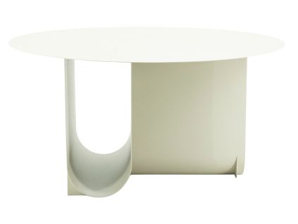 Šedý kovový konferenční stolek Otus 70 cm