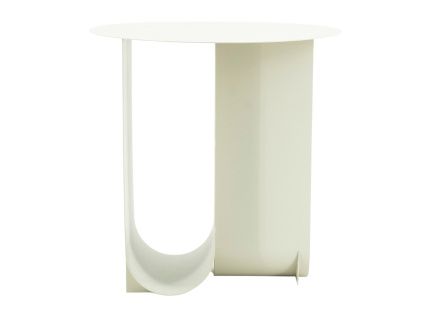 Šedý kovový odkládací stolek Otus 45 cm