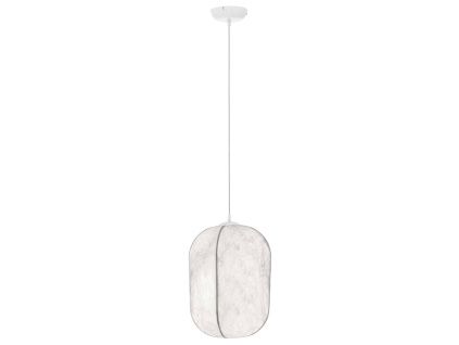 Bílé závěsné světlo Nova Luce Pierida 30 cm