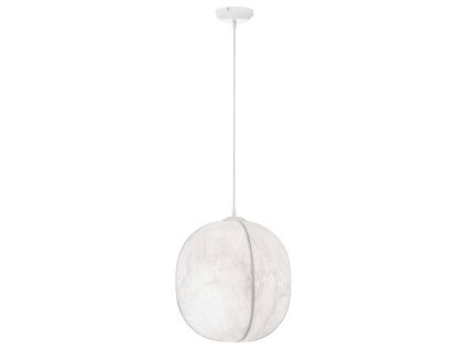 Bílé závěsné světlo Nova Luce Pierida 42 cm