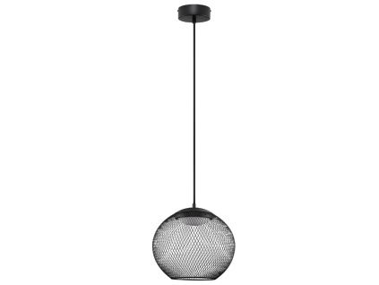 Černé závěsné LED světlo Nova Luce Kinetic 30 cm