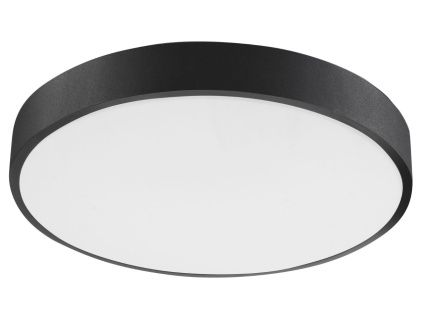 Černé kovové stropní LED světlo Nova Luce Hadon 40 cm