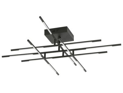 Černé kovové stropní LED světlo Nova Luce Raccio 94,5 cm