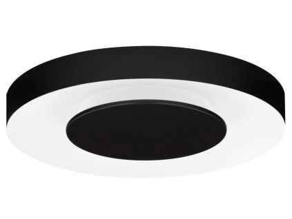 Černobílé kovové stropní LED světlo Nova Luce Pada 40 cm