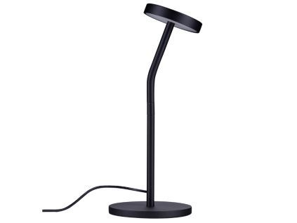 Černá kovová stolní LED lampa Nova Luce Logos