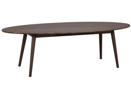 Tmavý dubový konferenční stolek ROWICO TOMPKINS 150 x 60 cm
