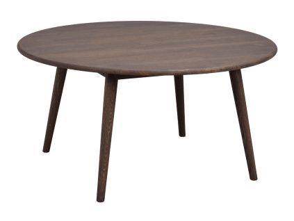 Tmavý dubový konferenční stolek ROWICO TOMPKINS 90 cm