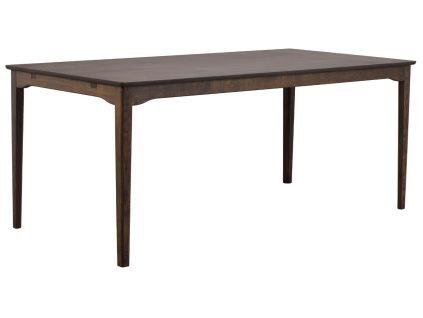 Tmavý dubový rozkládací jídelní stůl ROWICO MARKHAM 180/270 x 90 cm