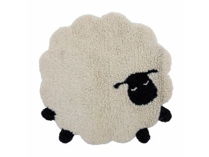 Bílý vlněný koberec Bloomingville Dolly 84 cm
