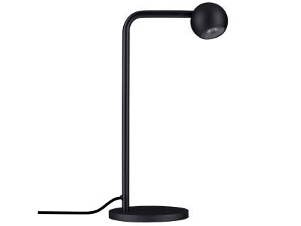 Černá kovová stolní LED lampa Nova Luce Sfera