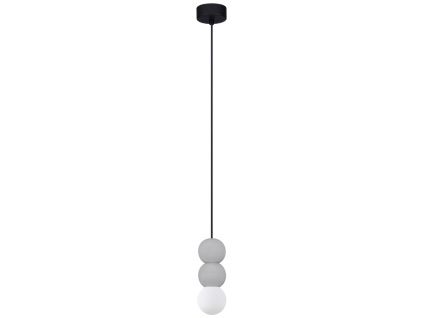 Šedé závěsné světlo Nova Luce Nula 8 cm