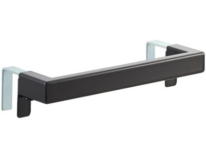 Černý kovový závěsný držák na utěrky Yamazaki Tower 19 cm