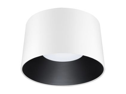 Bílo-černé kovové stopní LED světlo Nova Luce Atil 35 cm