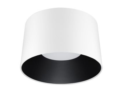 Bílo-černé kovové stopní LED světlo Nova Luce Atil 50 cm