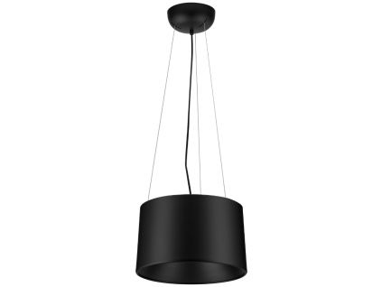 Černé kovové závěsné LED světlo Nova Luce Atil 35 cm