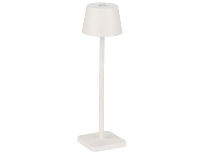 Bílá kovová nabíjecí stolní LED lampa Nova Luce Deck