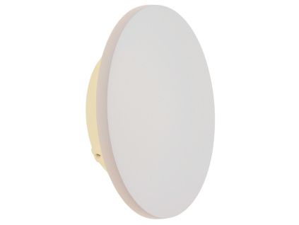 Bílé kovové venkovní nástěnné LED světlo Nova Luce Copper 13,5 cm