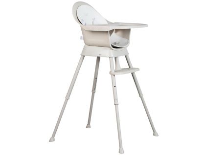 Béžová plastová jídelní židlička Quax Ultimo 62/92 cm