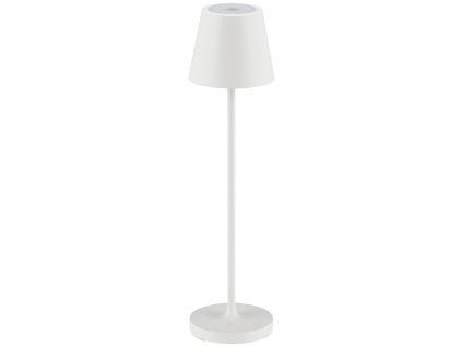 Krémově bílá kovová nabíjecí stolní LED lampa Nova Luce Petit