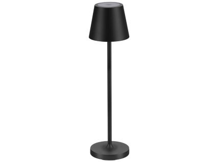 Antracitově šedá kovová nabíjecí stolní LED lampa Nova Luce Petit