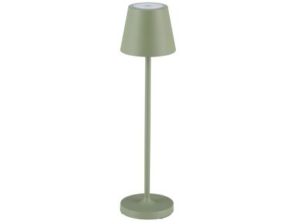 Zelená kovová nabíjecí stolní LED lampa Nova Luce Petit